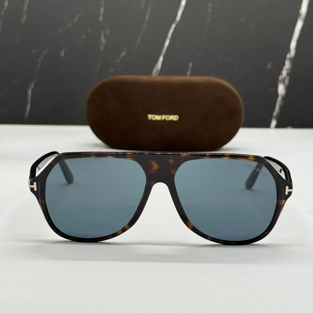 NEW TOM FORD HAYES TF934 52V HAVANA MEN SUNGLASSES TOM FORD FT0934 52V